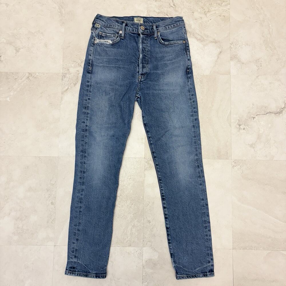 Citizens of Humanity Jeans Olivia Premium Vintage High Rise Slim Distressed 26